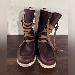 Men’s sorel boots brown leather